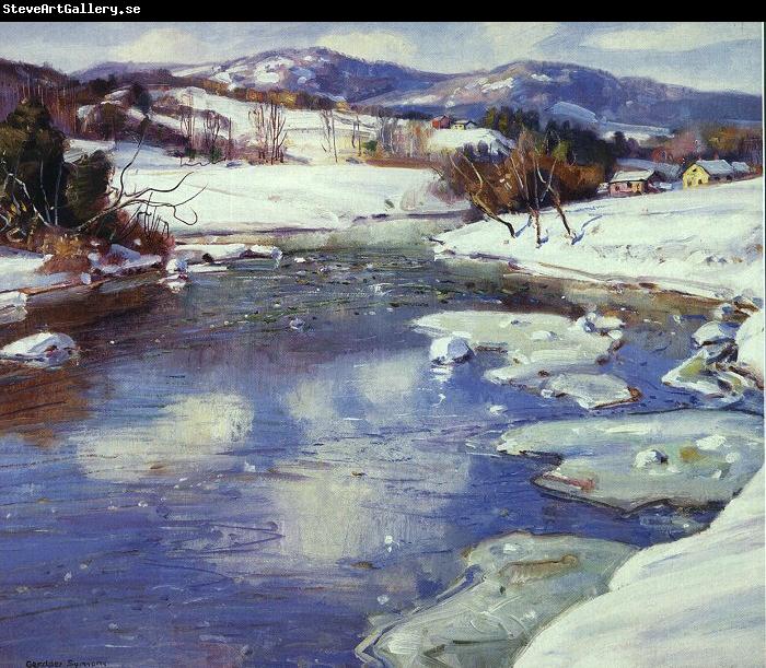 George Gardner Symons Valley Stream in Winter